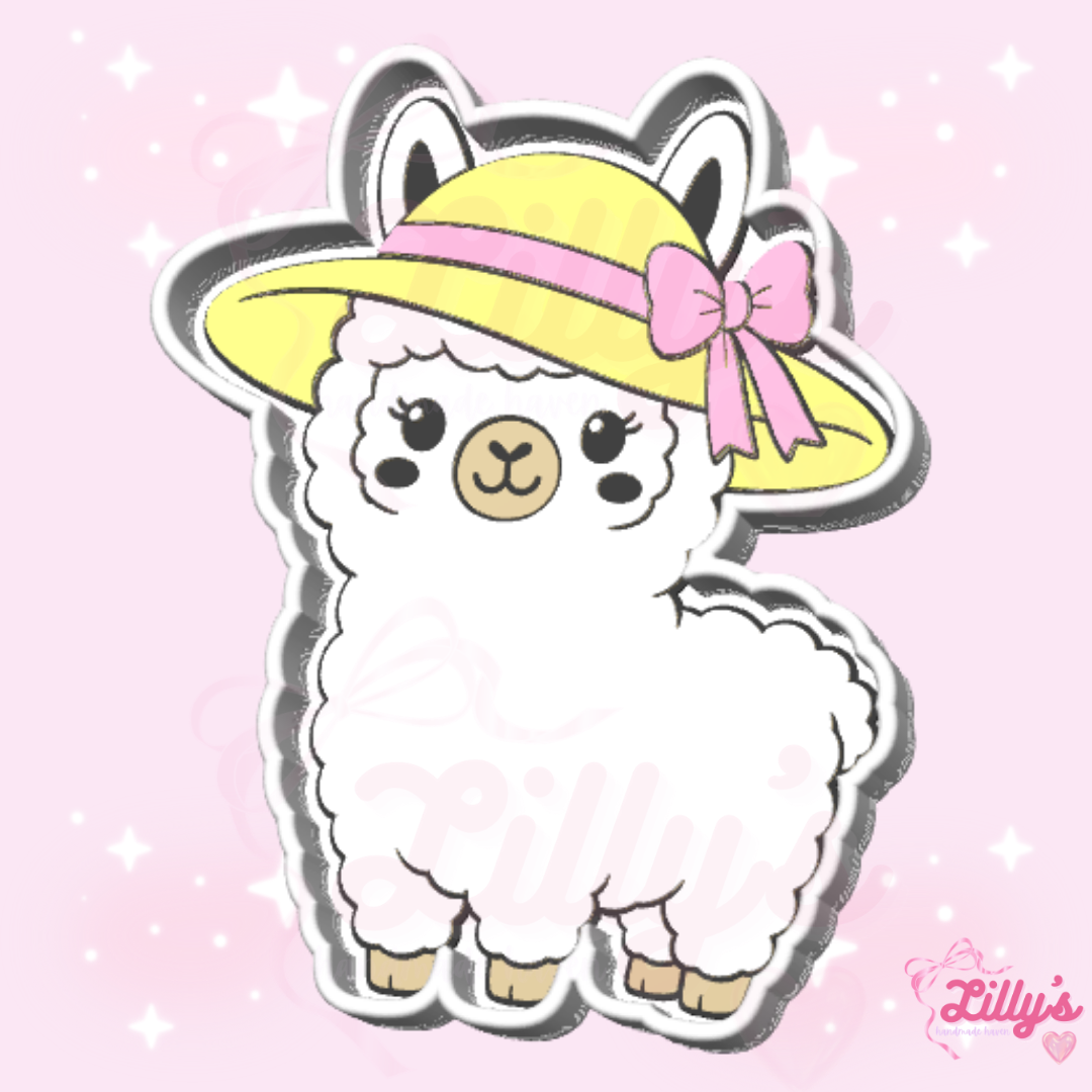 Cute Llama Trinket Tray