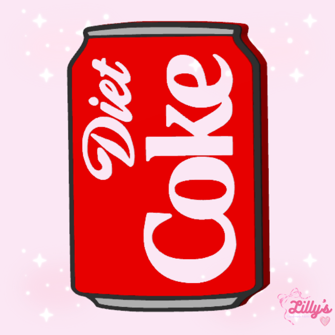 Red Diet Soda Pen Topper