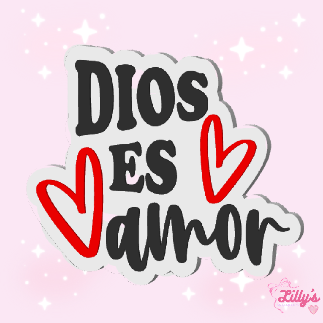 Dios es Amor Pen Topper