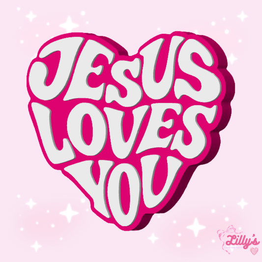 Jesus Loves You Pen Topper