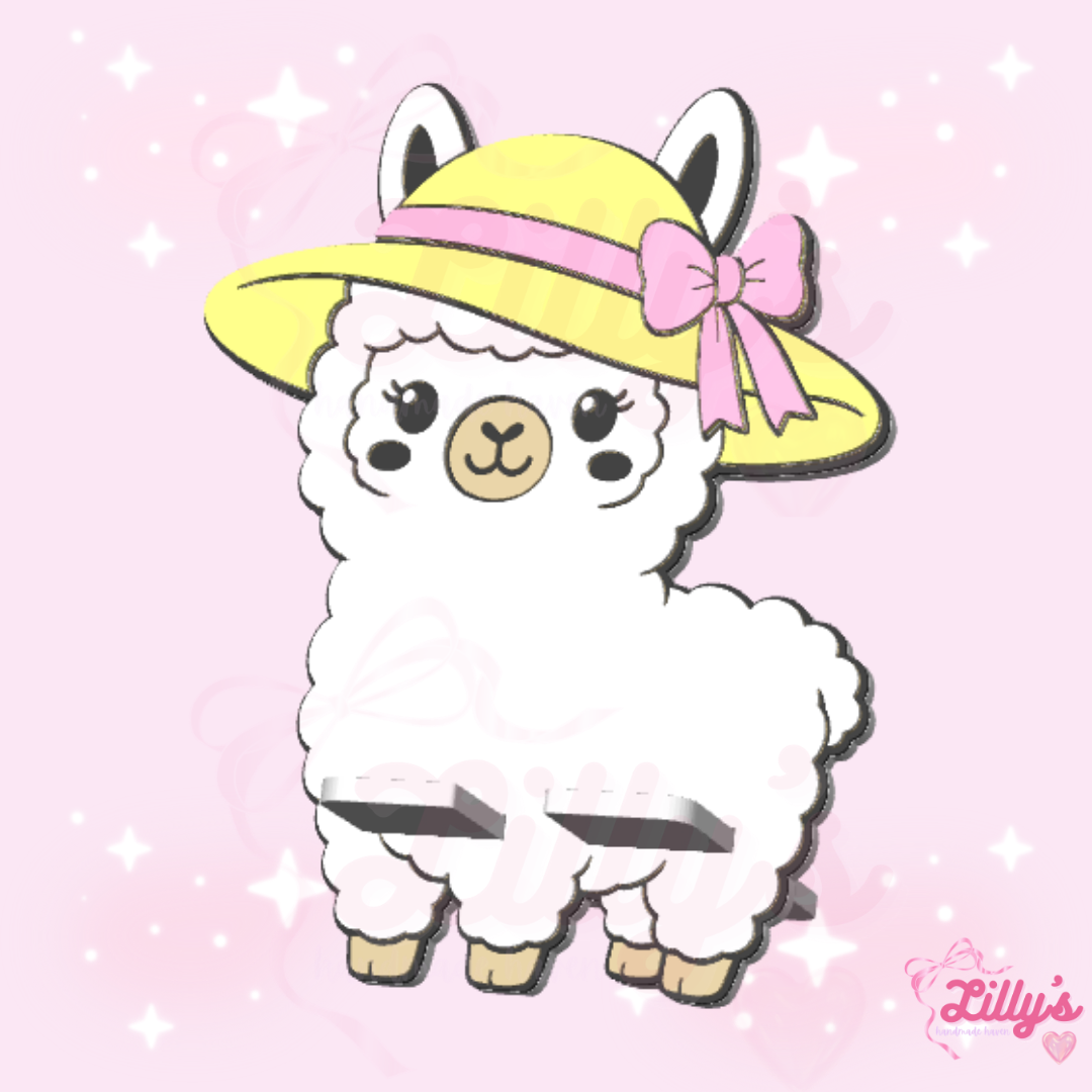 Cute Llama Phone Holder
