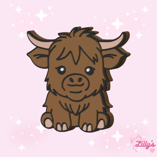 Highland Cow #1 Pen Topper