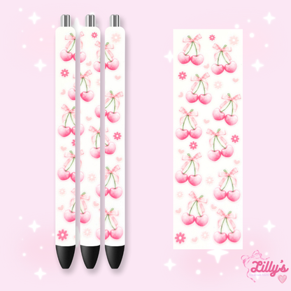 Fruit Custom Glitter Resin Pens – Choose Your Wrap & Glitter
