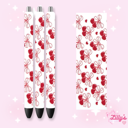 Fruit Custom Glitter Resin Pens – Choose Your Wrap & Glitter