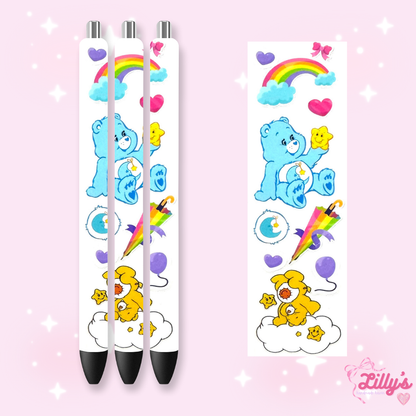 Cartoon & Movie Custom Glitter Resin Pens – Choose Your Wrap & Glitter