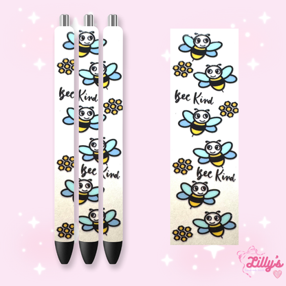 Flowers, Butterfly & Cow Custom Glitter Resin Pens – Choose Your Wrap & Glitter