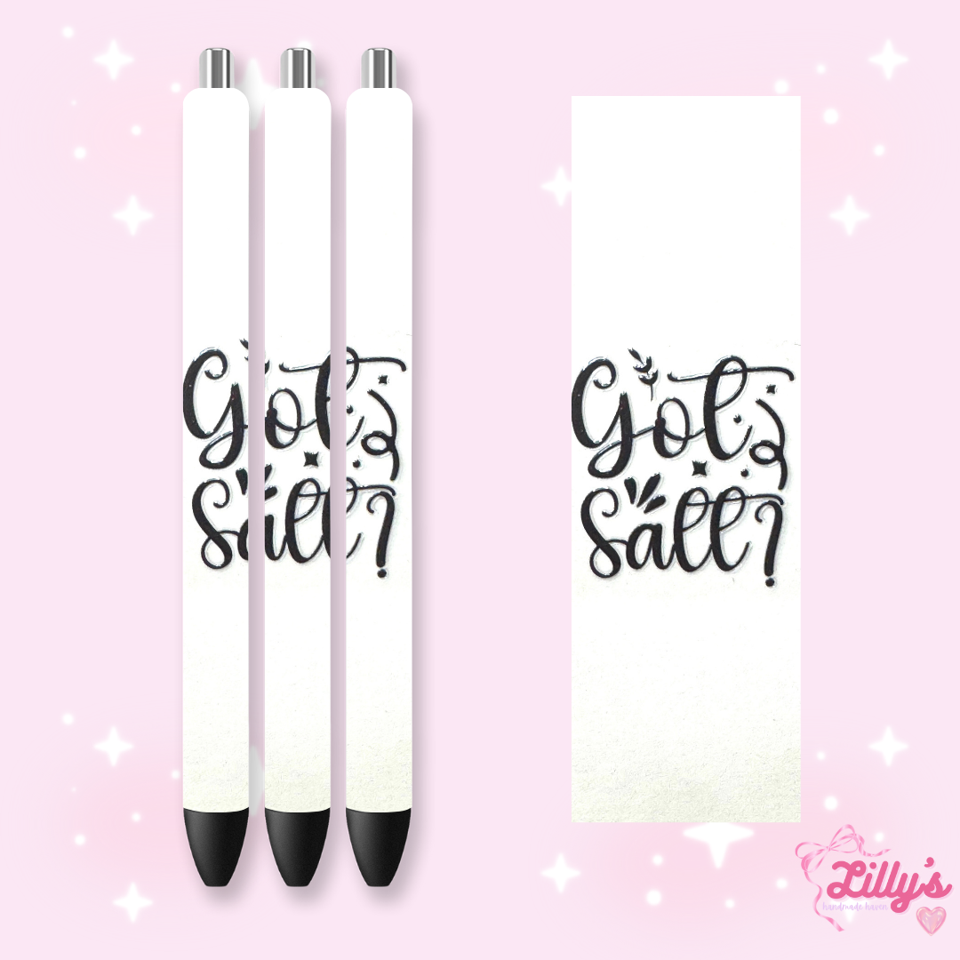 Drinks & Coffee Custom Glitter Resin Pens – Choose Your Wrap & Glitter