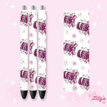 Drinks & Coffee Custom Glitter Resin Pens – Choose Your Wrap & Glitter