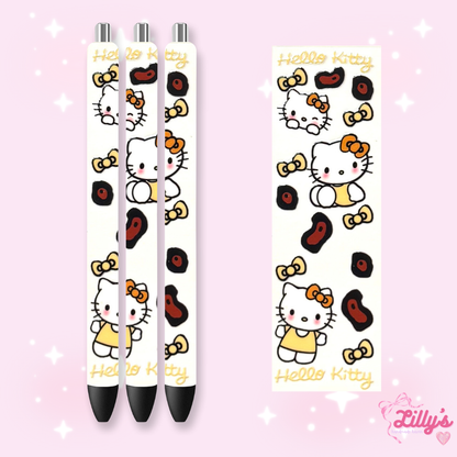 Cartoon & Movie Custom Glitter Resin Pens – Choose Your Wrap & Glitter