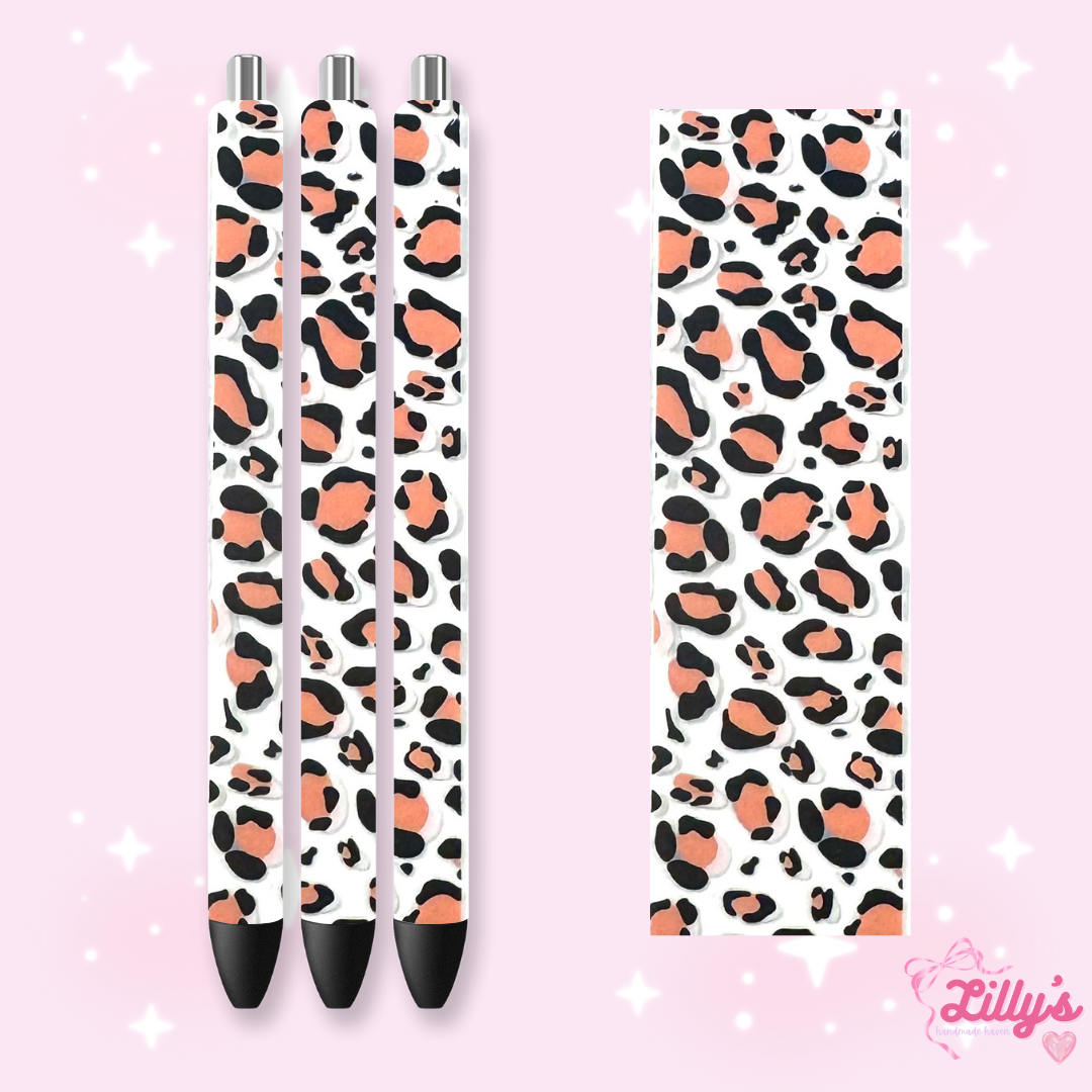Girly, Bows, Mama & Dog Custom Glitter Resin Pens – Choose Your Wrap & Glitter