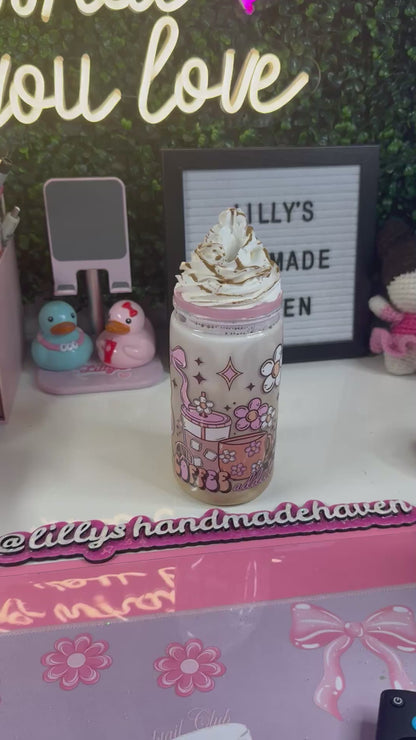 16 oz Acrylic Snow Globe – Coffee Addict