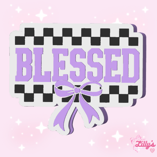 Checkered Blessed Straw Topper