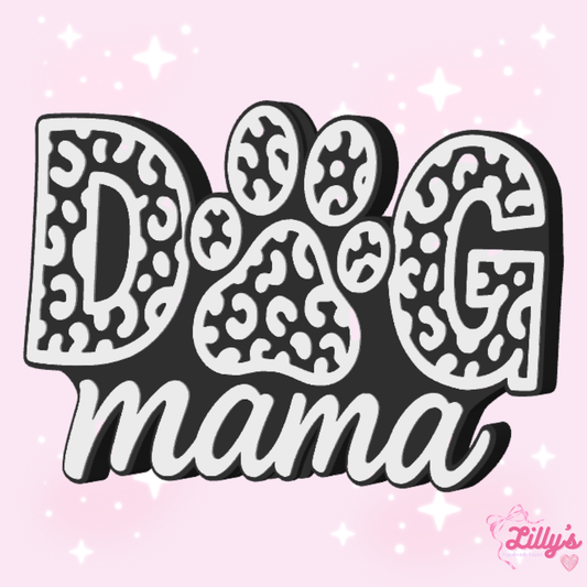 Dog Mama Straw Topper