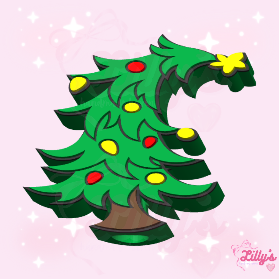 Green Guy Christmas Tree Straw Topper