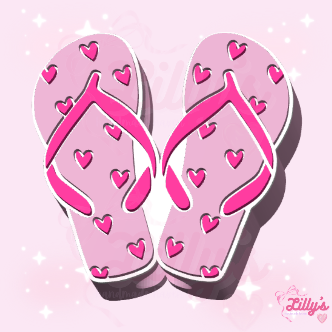 Flip Flops Straw Topper