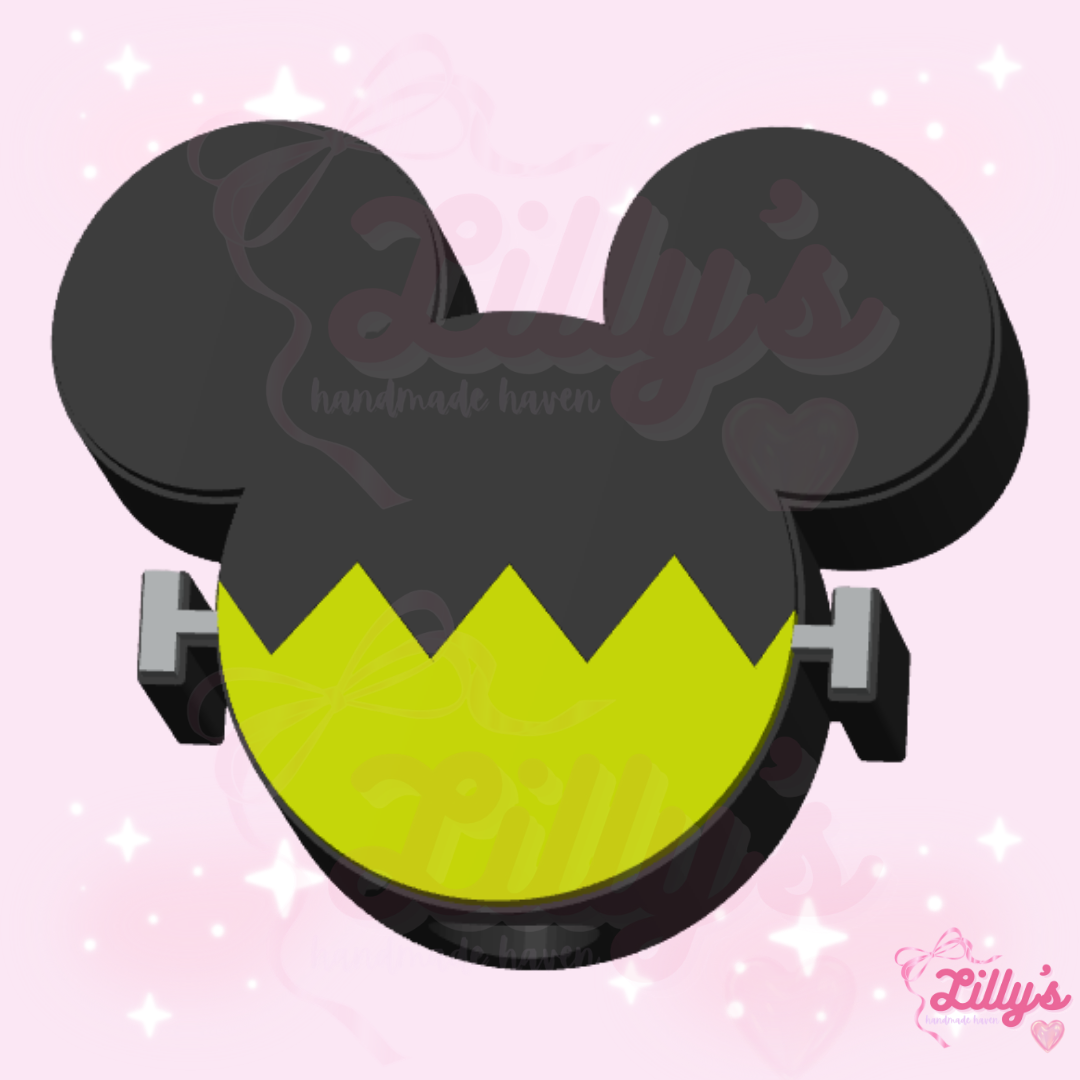 Boy Mouse Frankenstein Straw Topper