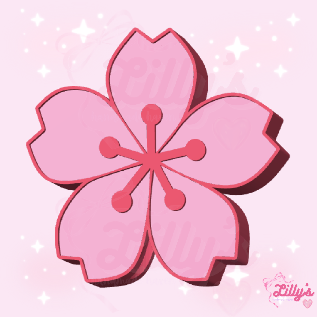 Cherry Blossom Straw Topper