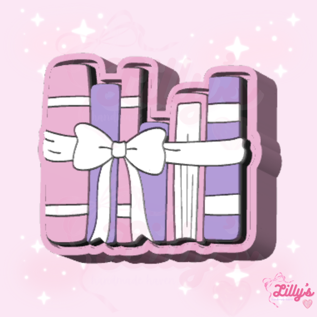 Girly Books Clicker Keychain
