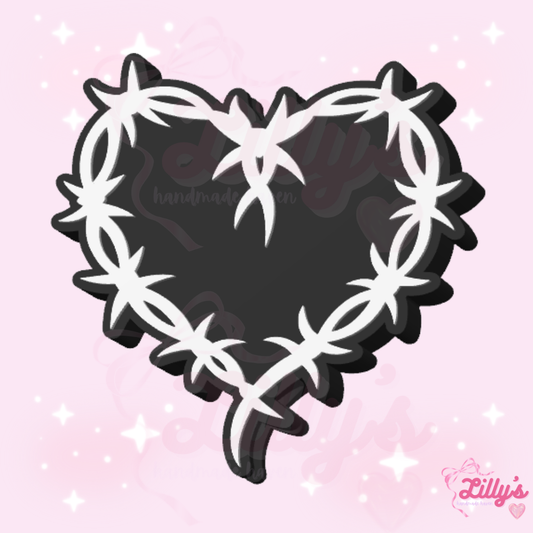 Karol G Heart Tattoo Straw Topper