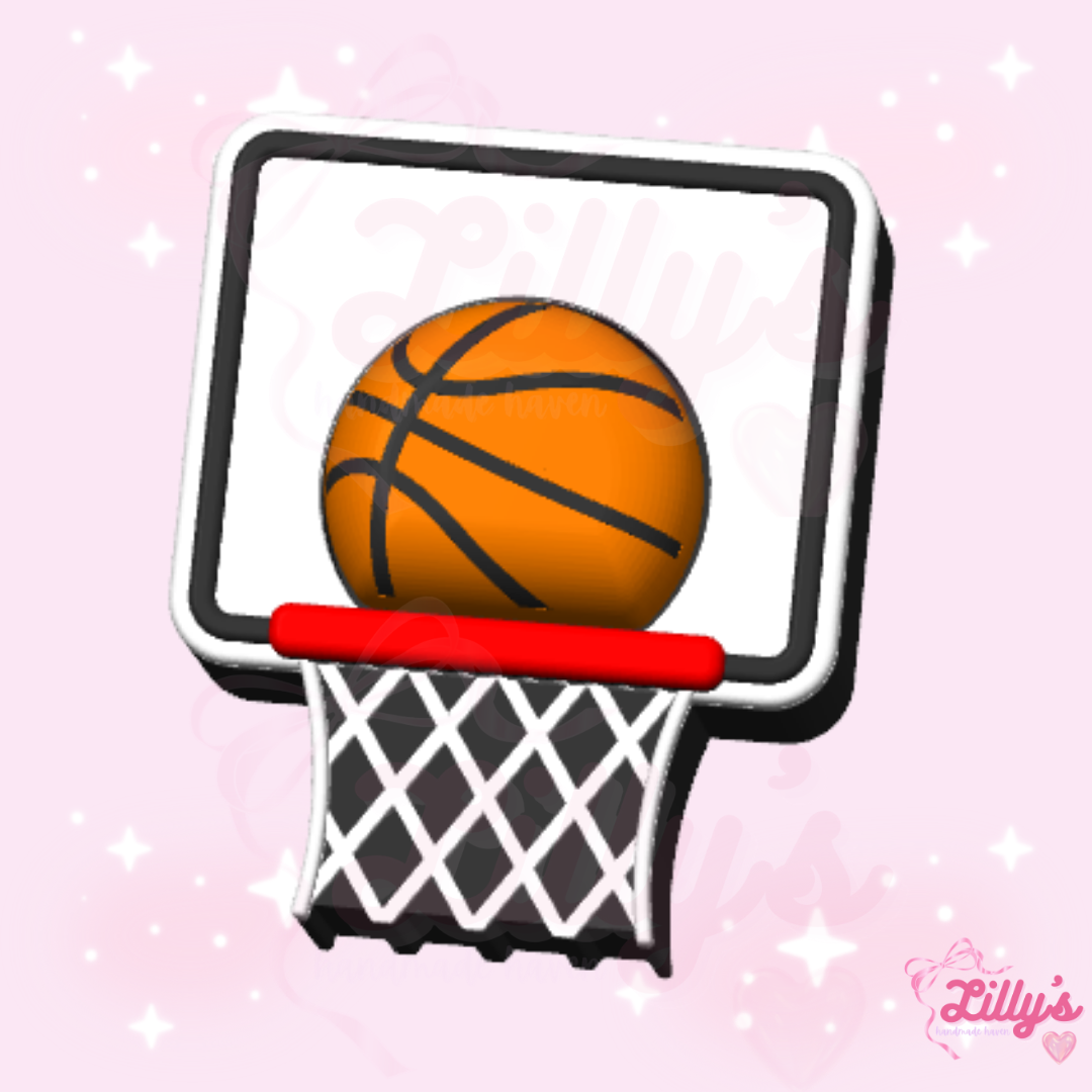 Basketball Fidget Clicker Keychain