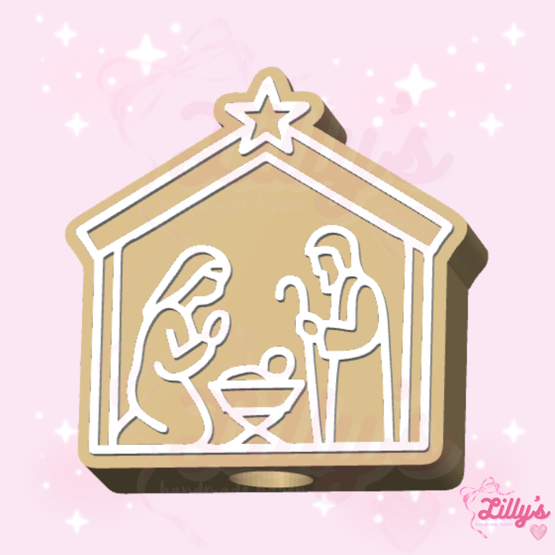 Nativity Straw Topper