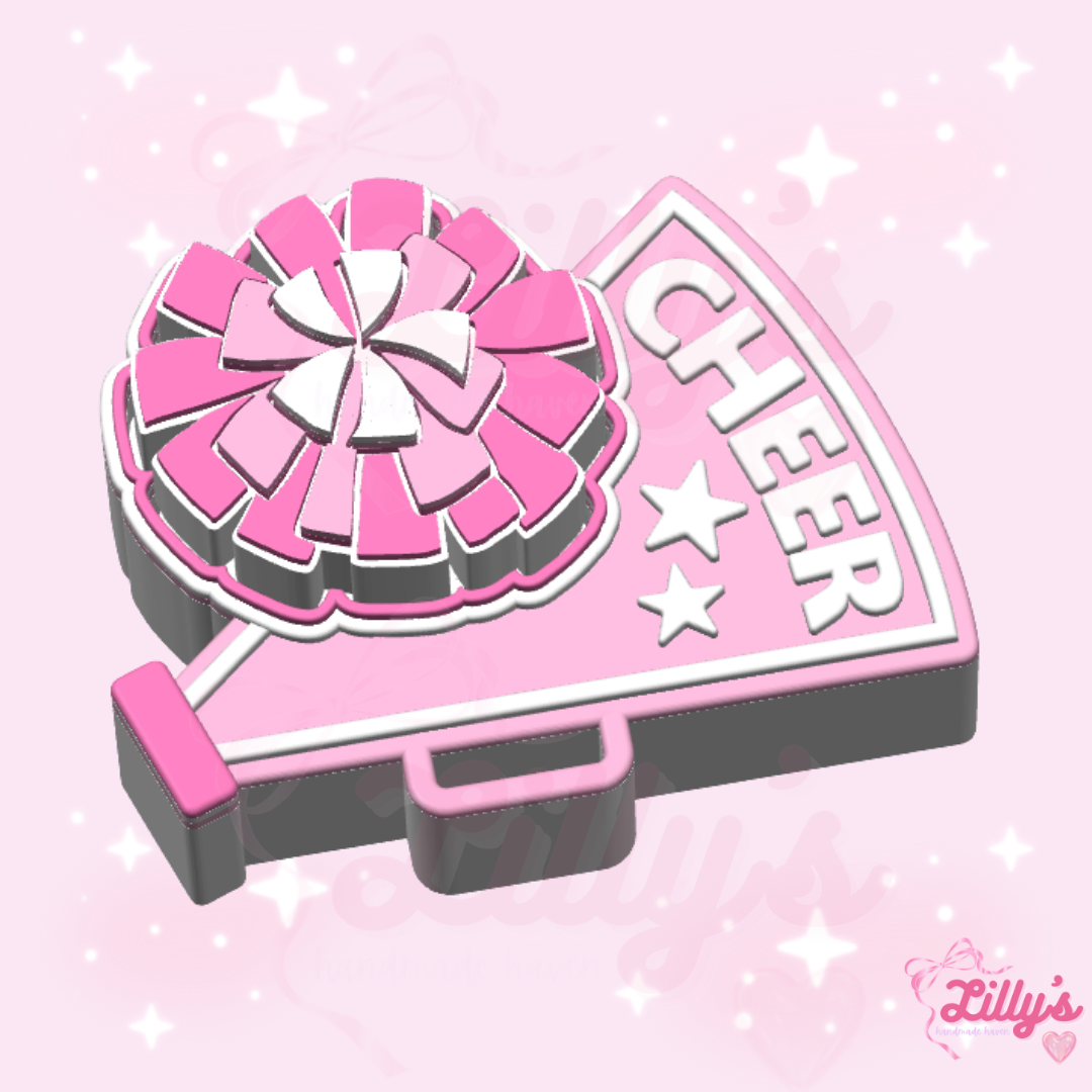 Cheer Fidget Clicker Keychain
