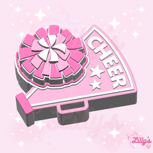 Cheer Fidget Clicker Keychain