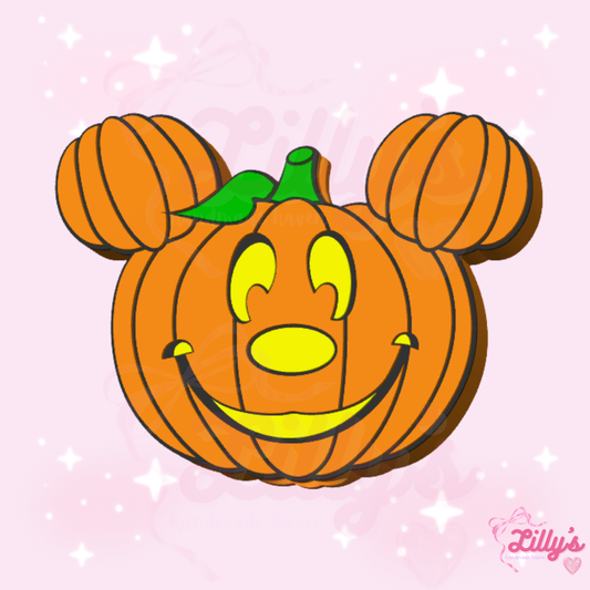 Boy Mouse Pumpkin Straw Topper