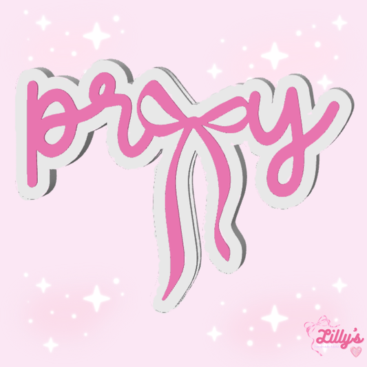 Pray Bow Straw Topper