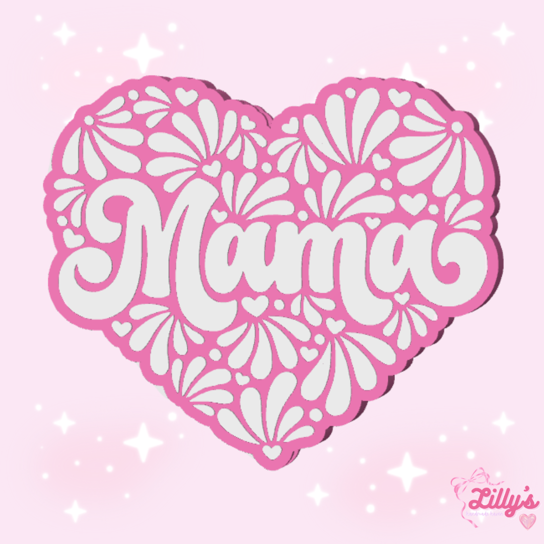 Talavera Mama Heart Straw Topper