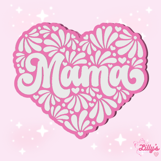 Talavera Mama Heart Straw Topper