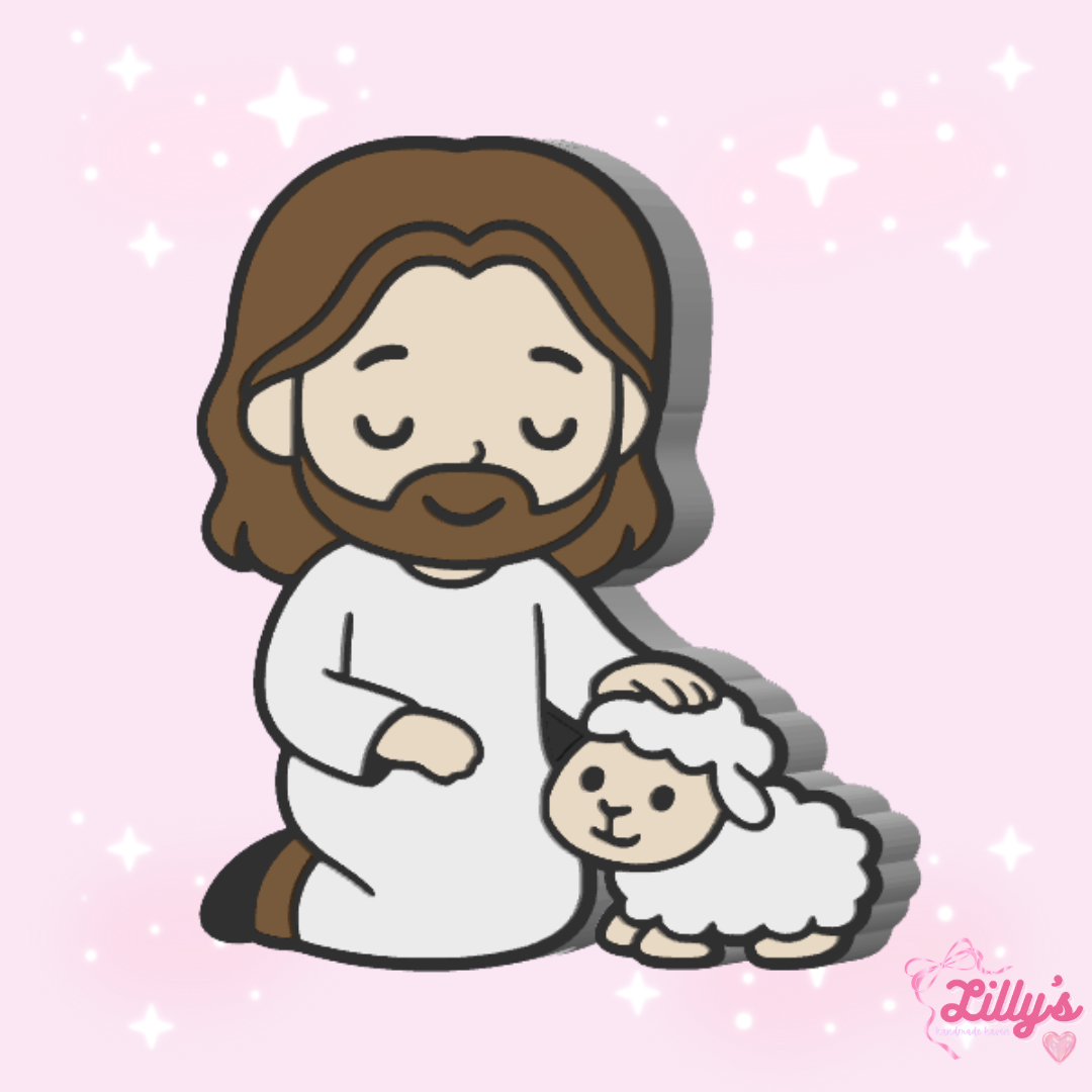 Jesus Straw Topper