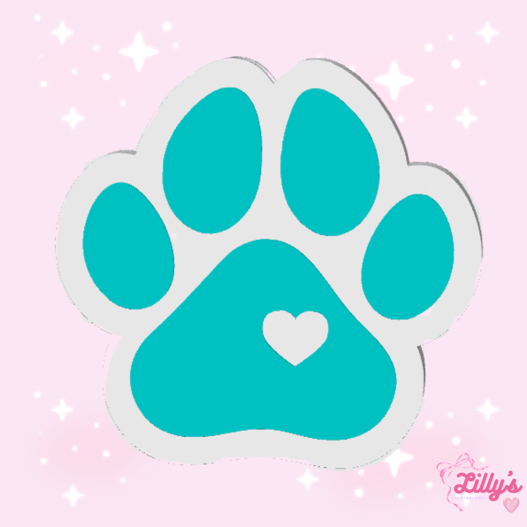 Dog Paw Straw Topper